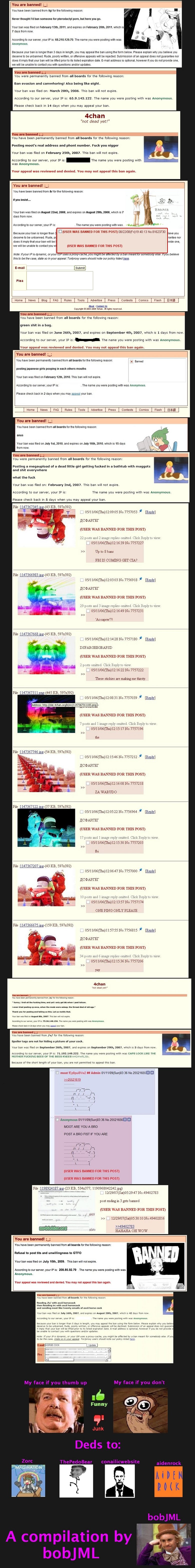 You must be banned here 2 You must be banned here 2. Found these from several different 4chan threads, Encyclopedia Dramatica, and mybfolder. This is just part 2 of my previous 4chan ban