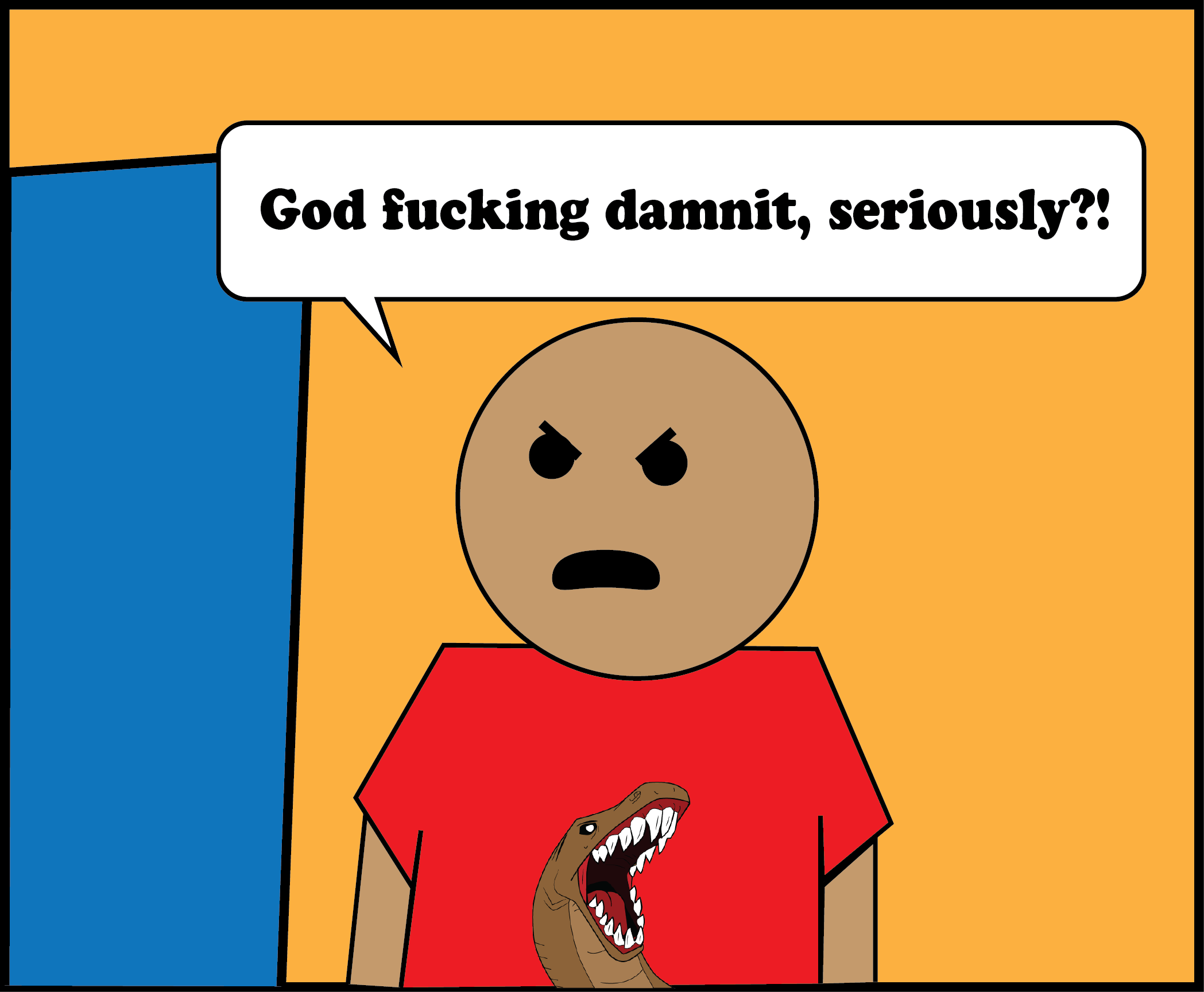 You win!. Another comic i made, probably wont be doing one for a few months because I'm a lazy piece of crap.. CONGRATULATIONS JERRY! YOU JUST WON! OPEN THE BLU