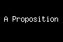 A Proposition