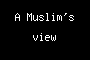 A Muslim's view