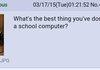 /b/ and school computers