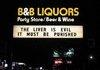 Awesome liquor store advertisement