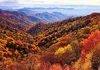 Autumn in blue ridge mountains