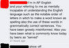 AP English Fail