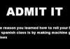 Admit it