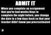 Admit it!