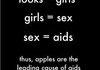 Apples Cause Aids!