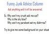 Advice Column
