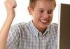 A kid's first day on the Internet.