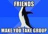 another socially awkward penguin