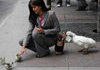 a duck's way of pickpocketing