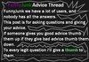 Advice Thread