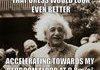 Albert Einstein has swagger