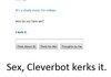 Ahh cleverbot.