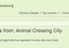Animal Crossing wat.
