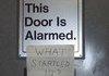 a door that is alarmed
