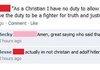 As a Christian