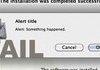 Alert FAIL
