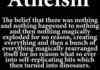 Atheism
