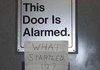 alarmed door