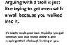 Arguing with a Troll.