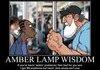 Amber lamp wisdom